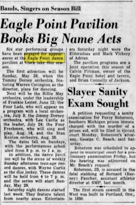 Pleasant View Hotel and Dance Pavillion - May 22 1960 Article